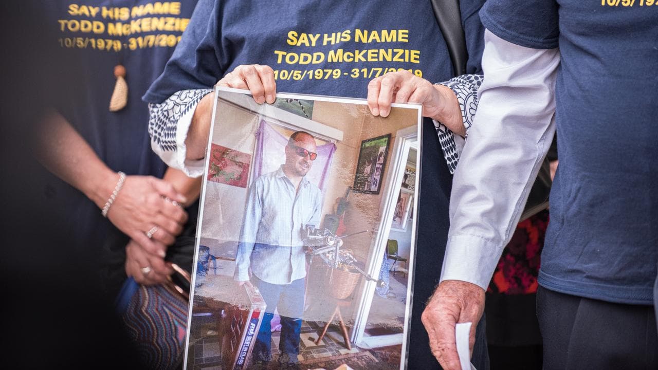 picture of Todd McKenzie held by family