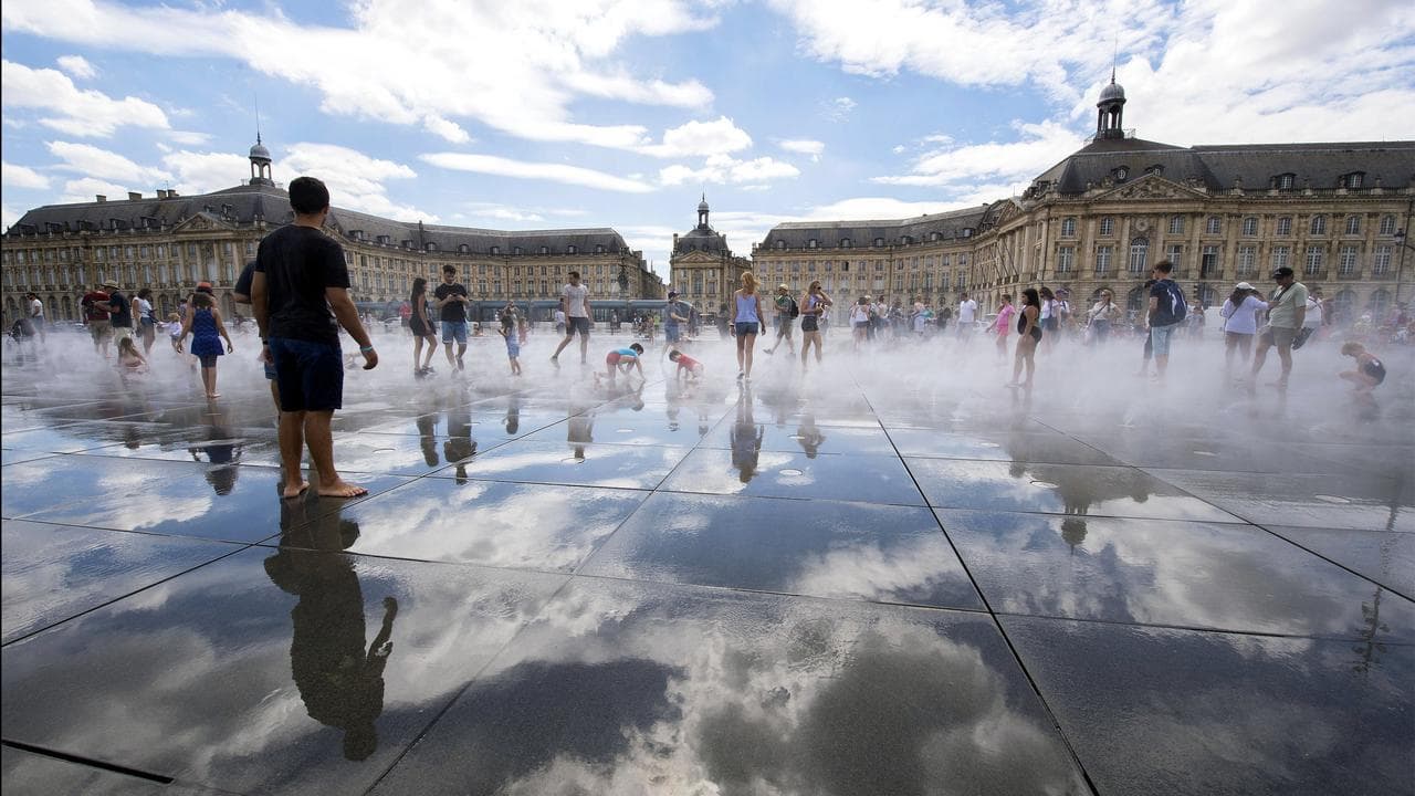 Stock image of Bordeaux city in France
