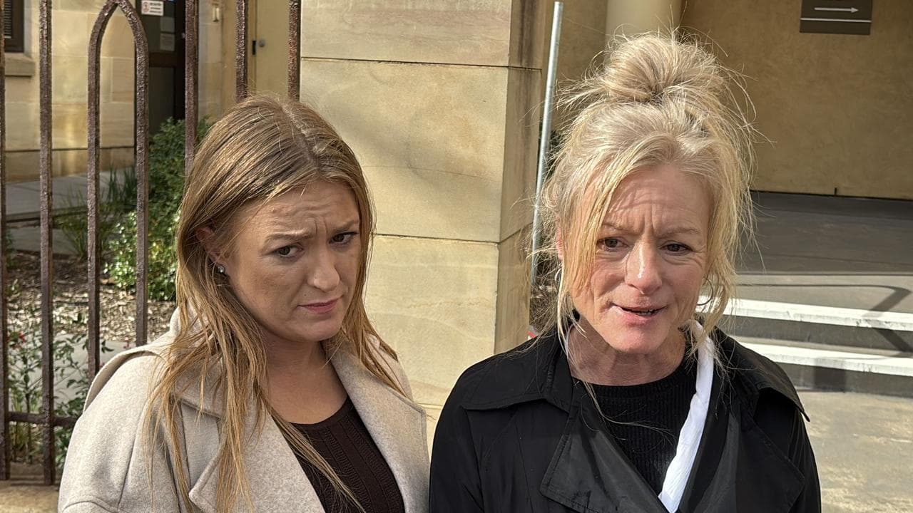 woman outside a court