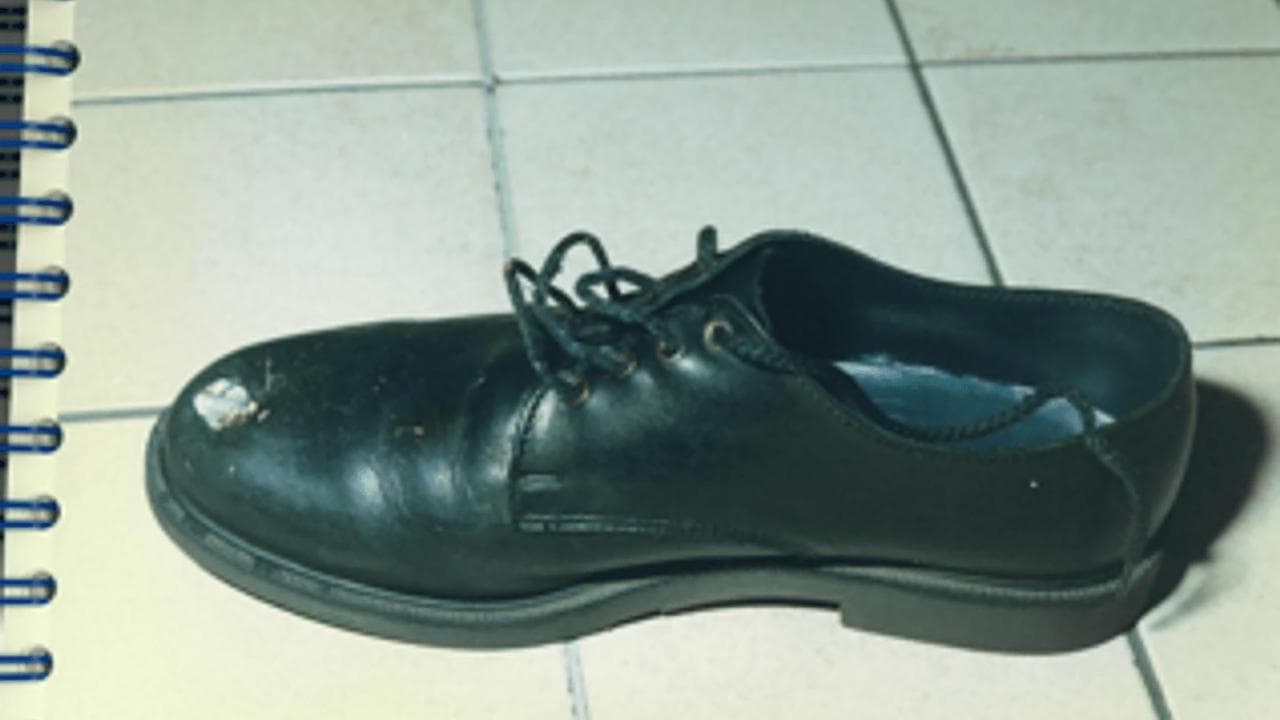 evidence of a shoe