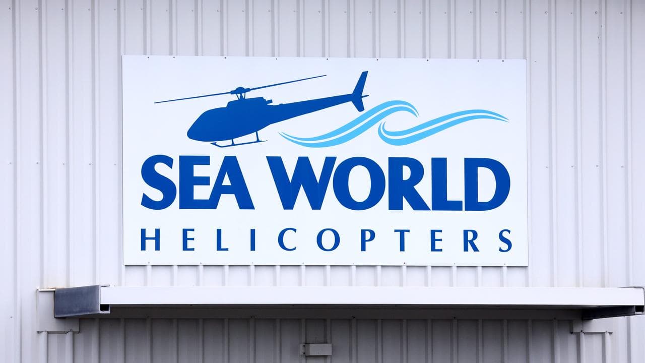 Sea World Helicopters signage (file image)