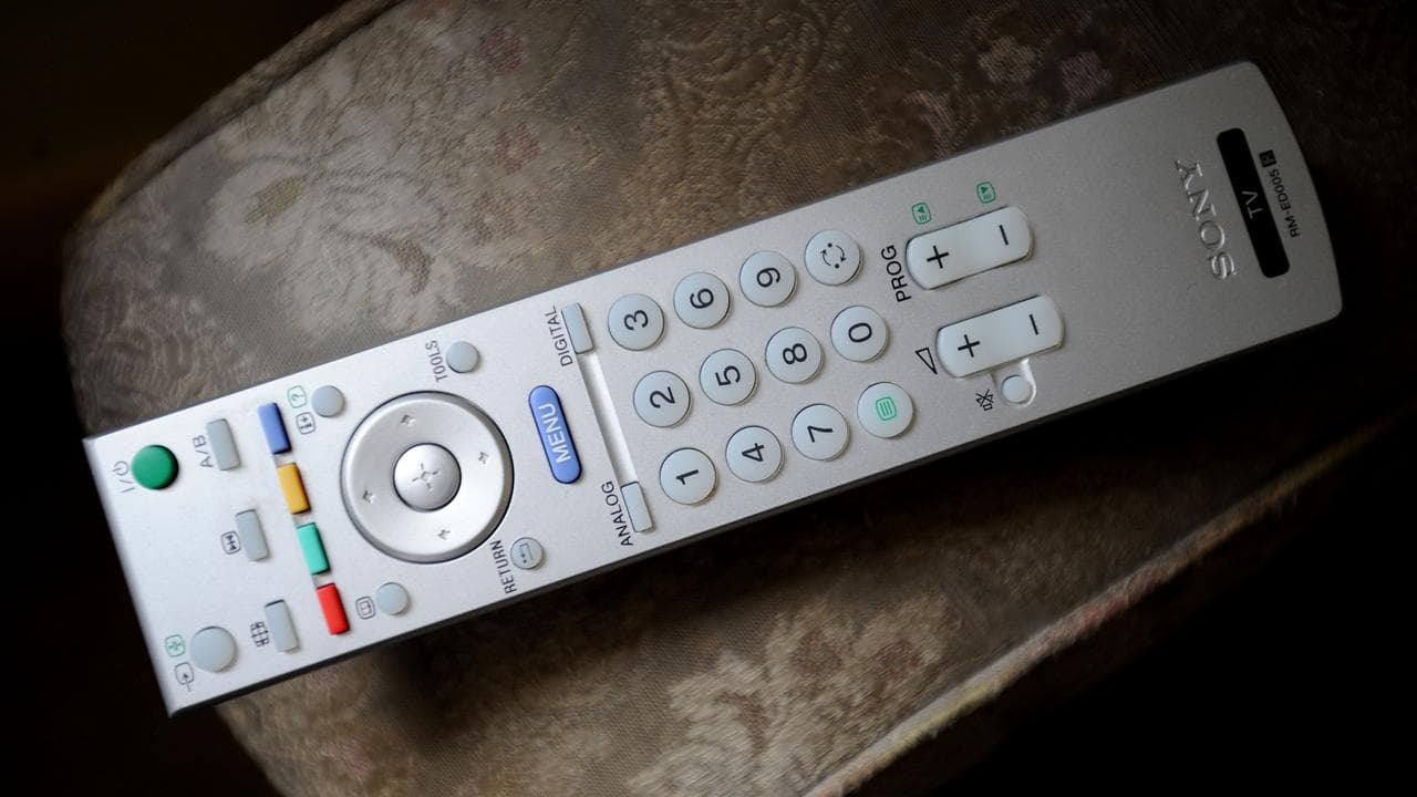 A television remote control (file image)