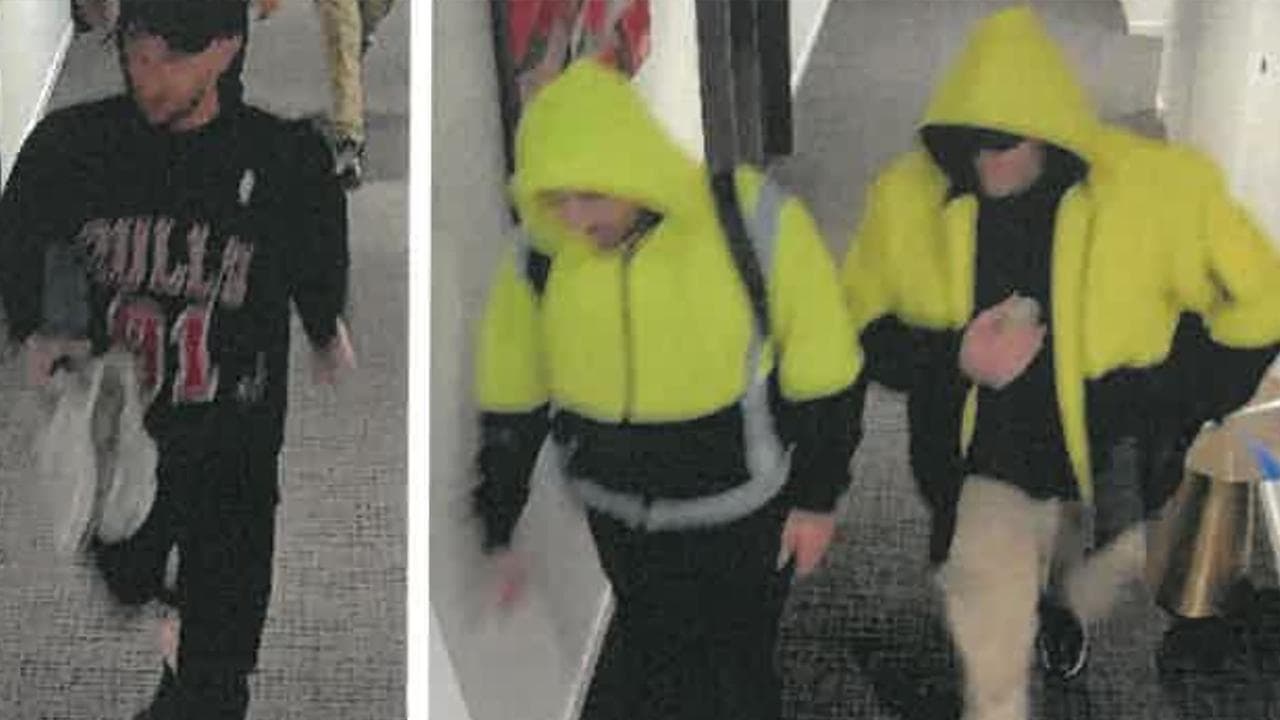 Alleged home invaders Joshua Di Cello, Aysar Mashu and Andrew Carroll