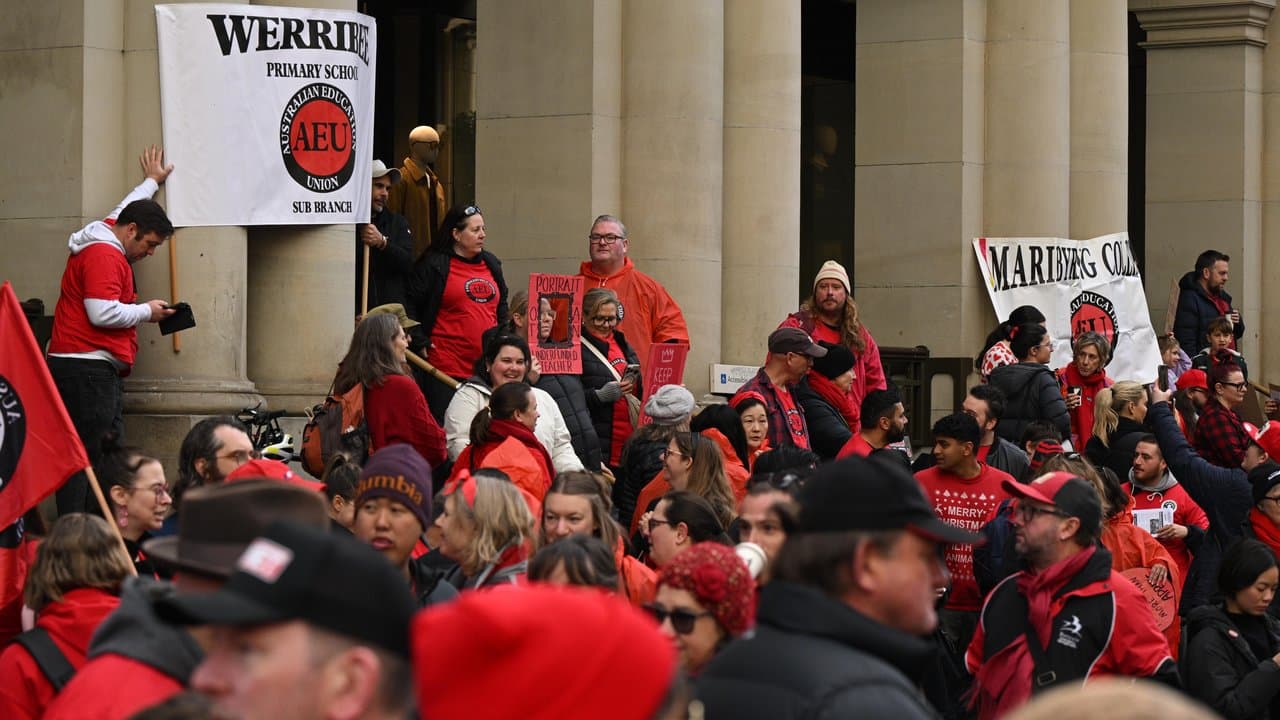 Victorian teachers strike