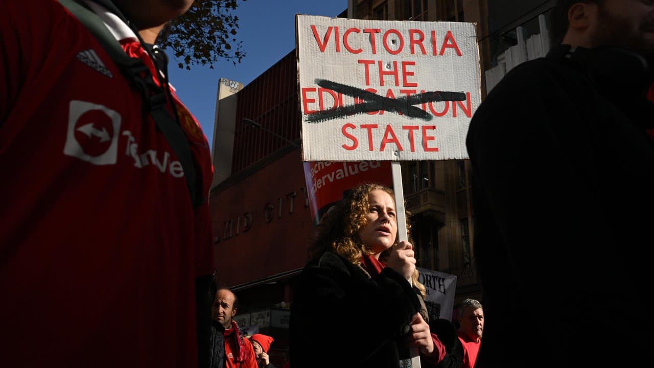 Victorian teachers strike