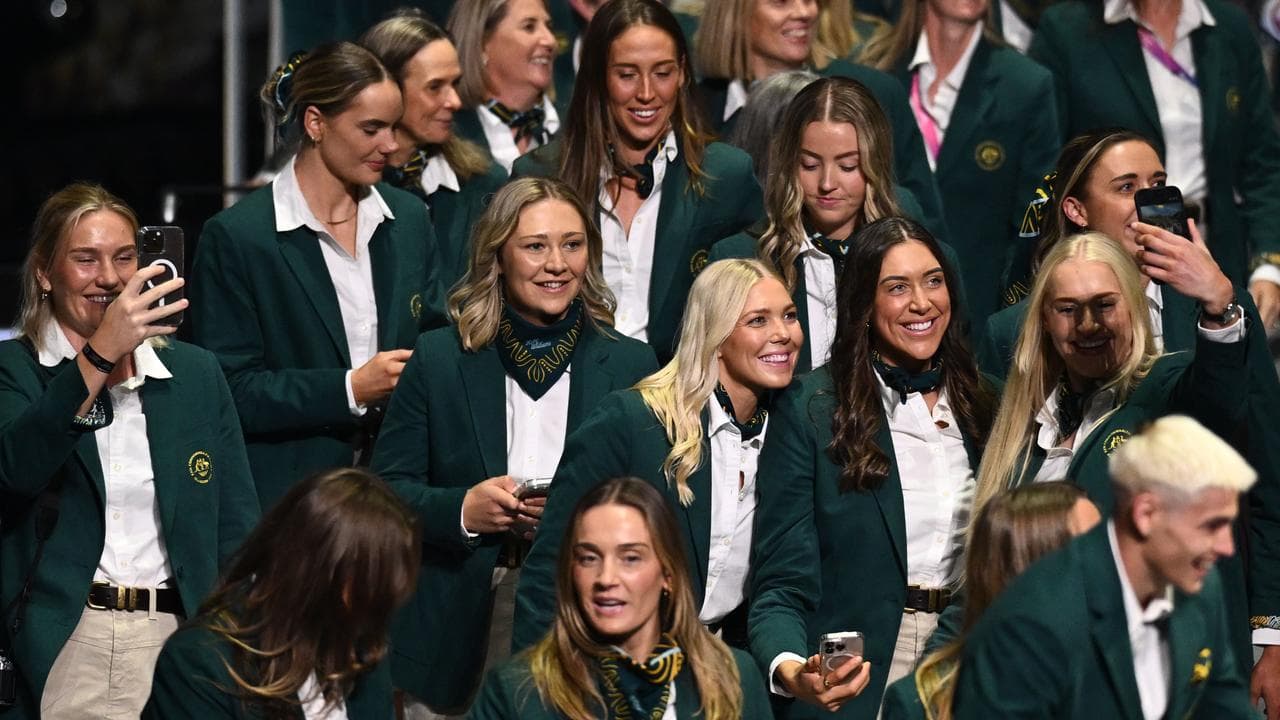 Australia’s netballers enter