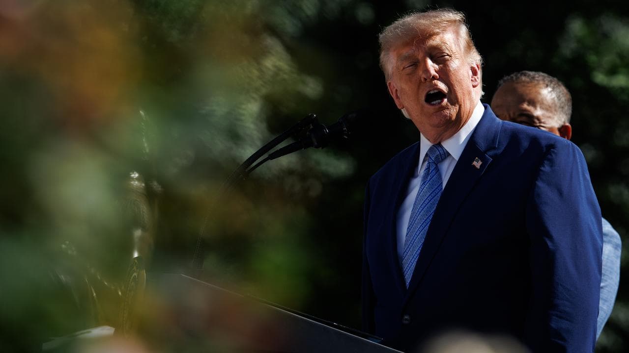 US President Donald Trump