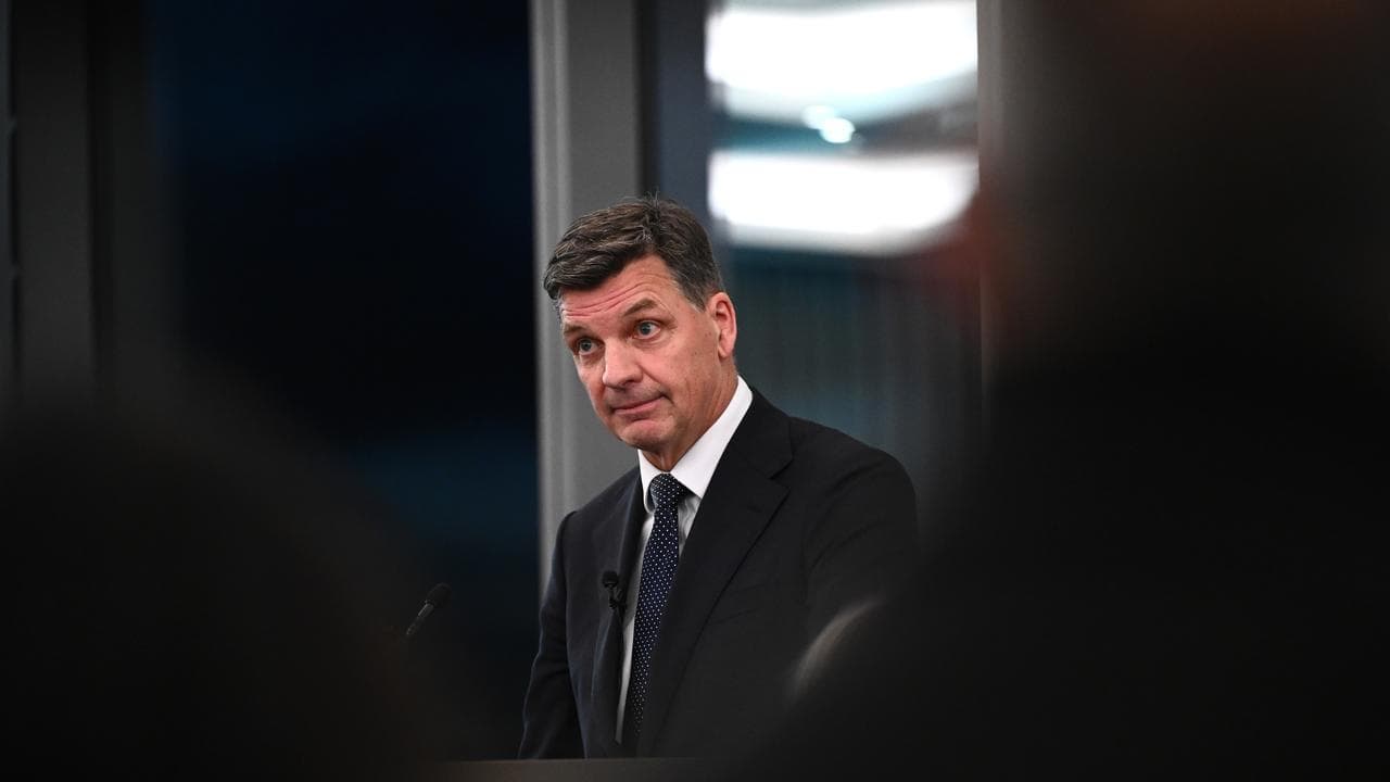 Opposition leader Angus Taylor