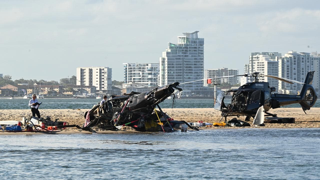 crashed helicopters