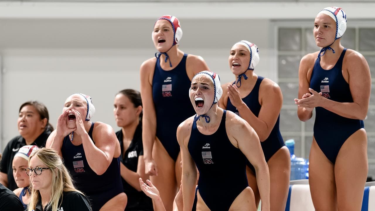 US goal celebrations.