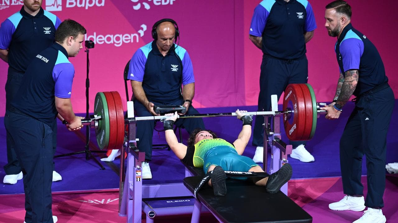 Daniel Bos of Australia competes in
