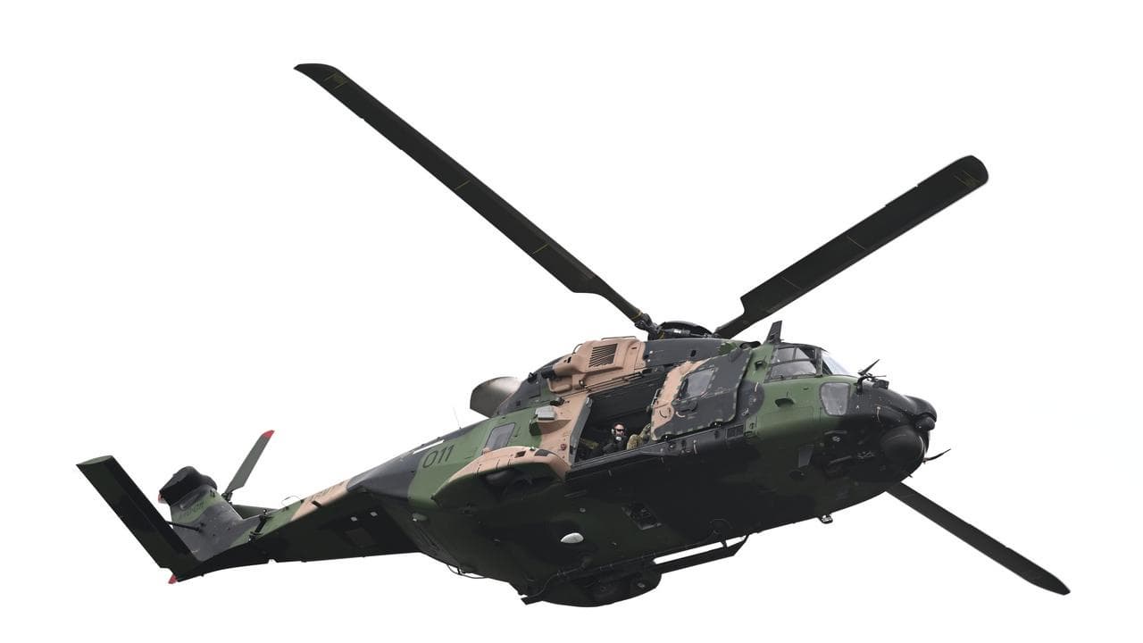 (ADF) MRH-90 Taipan Battlefield Mobility helicopter