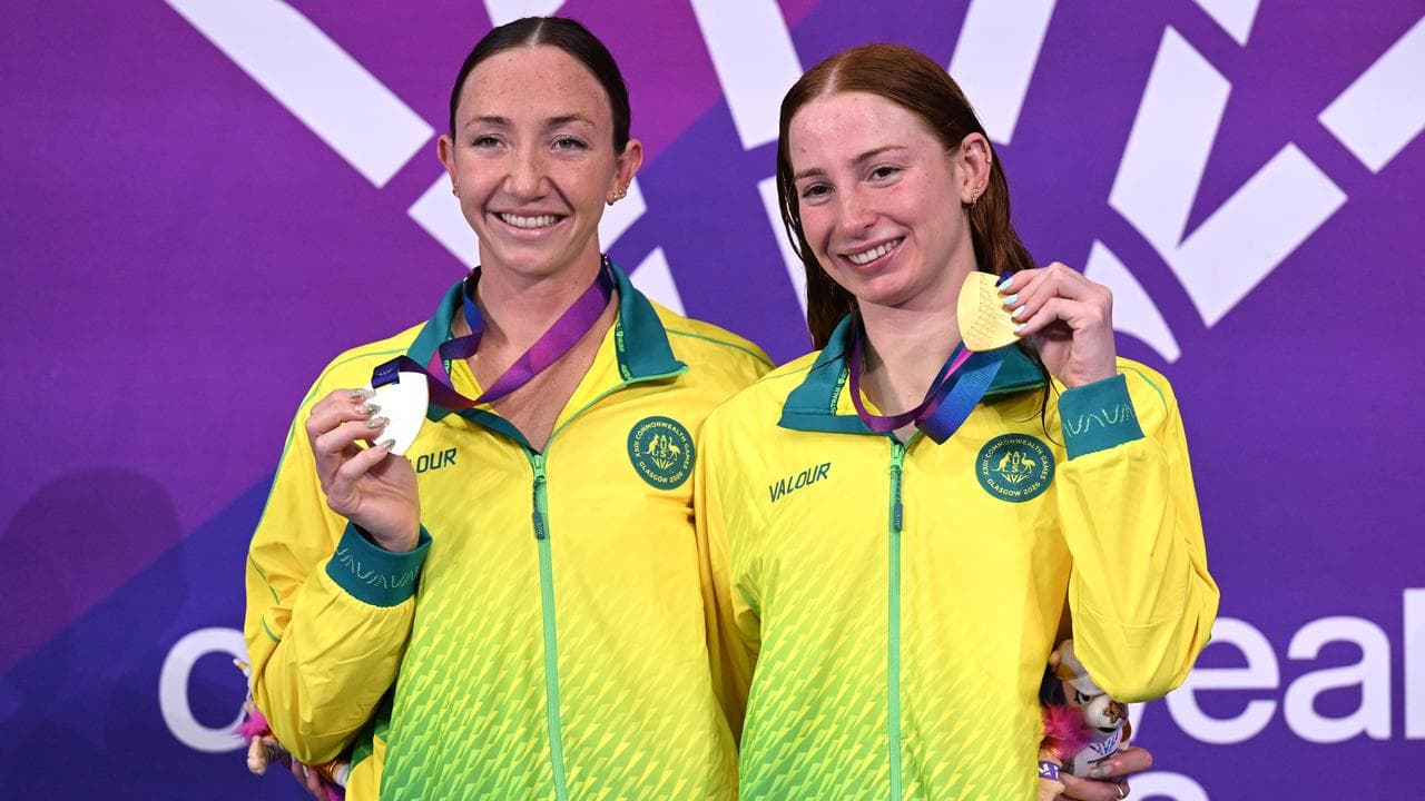 O’Callaghan (r), seen with teammate Lani Pallister.