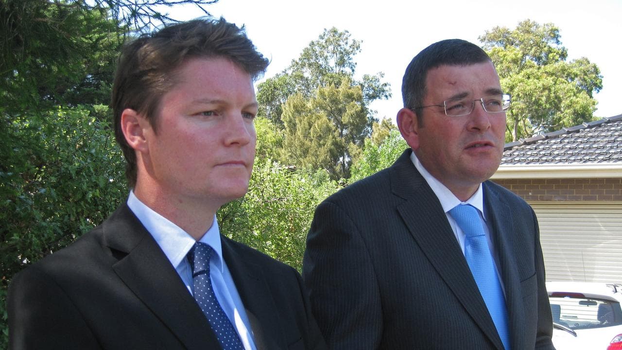 Ben Carroll and Daniel Andrews in 2012
