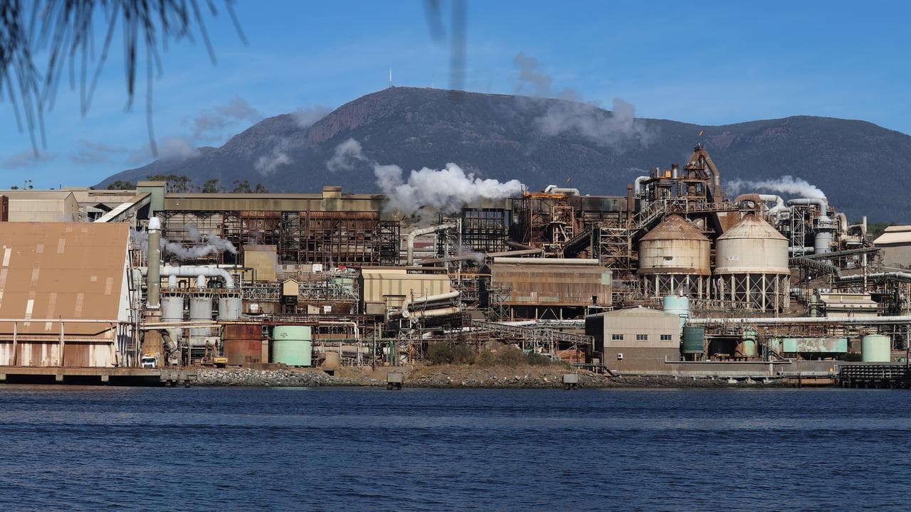 The Nyrstar zinc smelter in Hobart (file image)