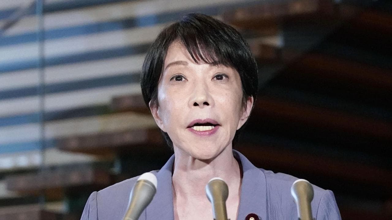 Japanese Prime Minister Sanae Takaichi