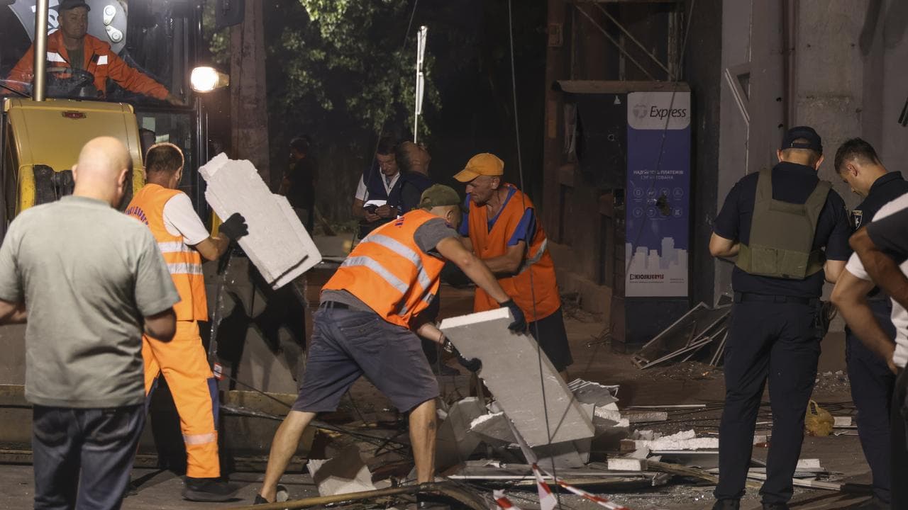 Russian overnight attack on Odesa
