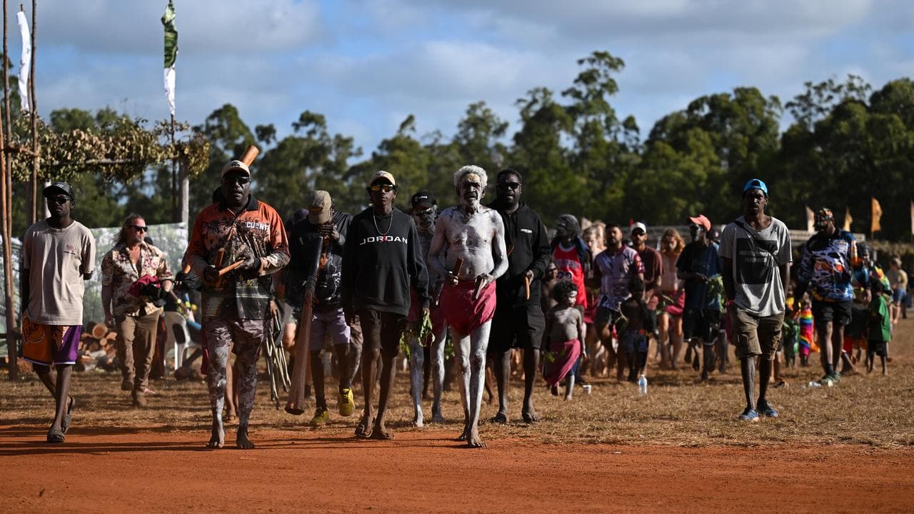 Members from the Galpu clan of the Yolngu people (file image)