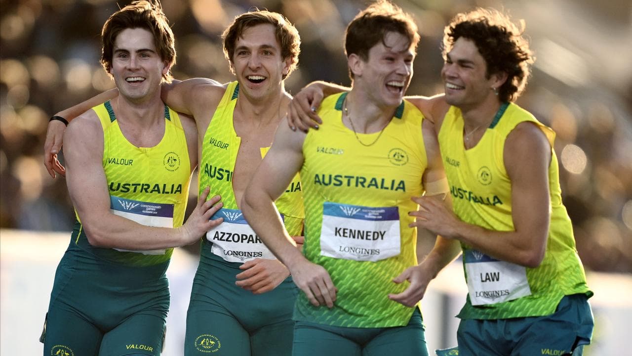 Rohan Browning, Joshua Azzopardi, Lachlan Kennedy and Calab Law.