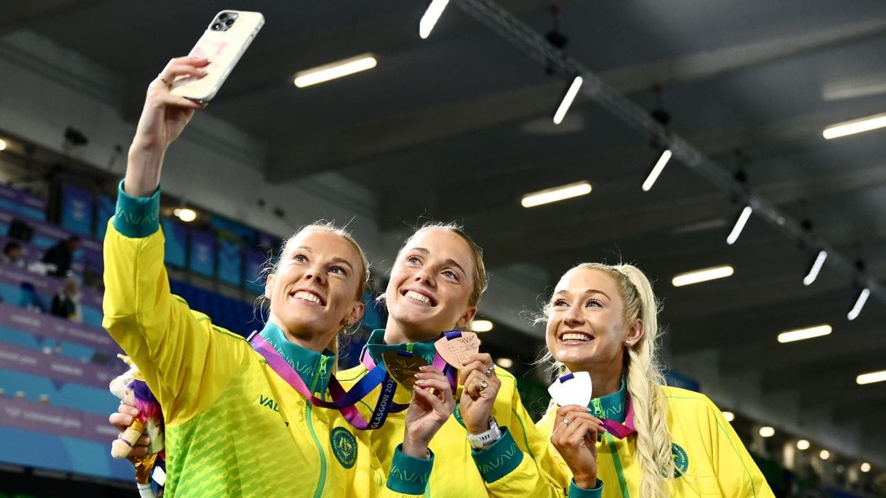 (L-R) Abbey Caldwell, Claudia Hollingsworth and Jessica Hull.