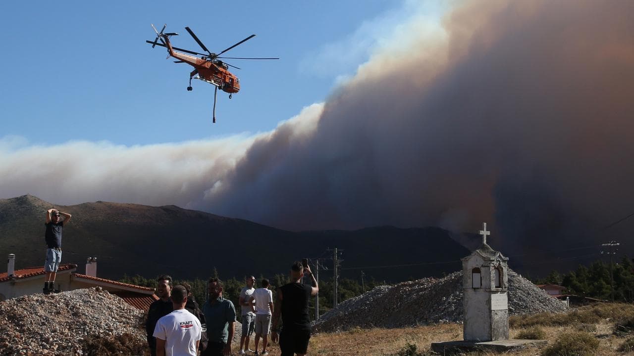 Wildfire in Greece
