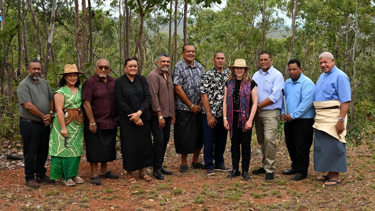 Pacific delegates at Garma