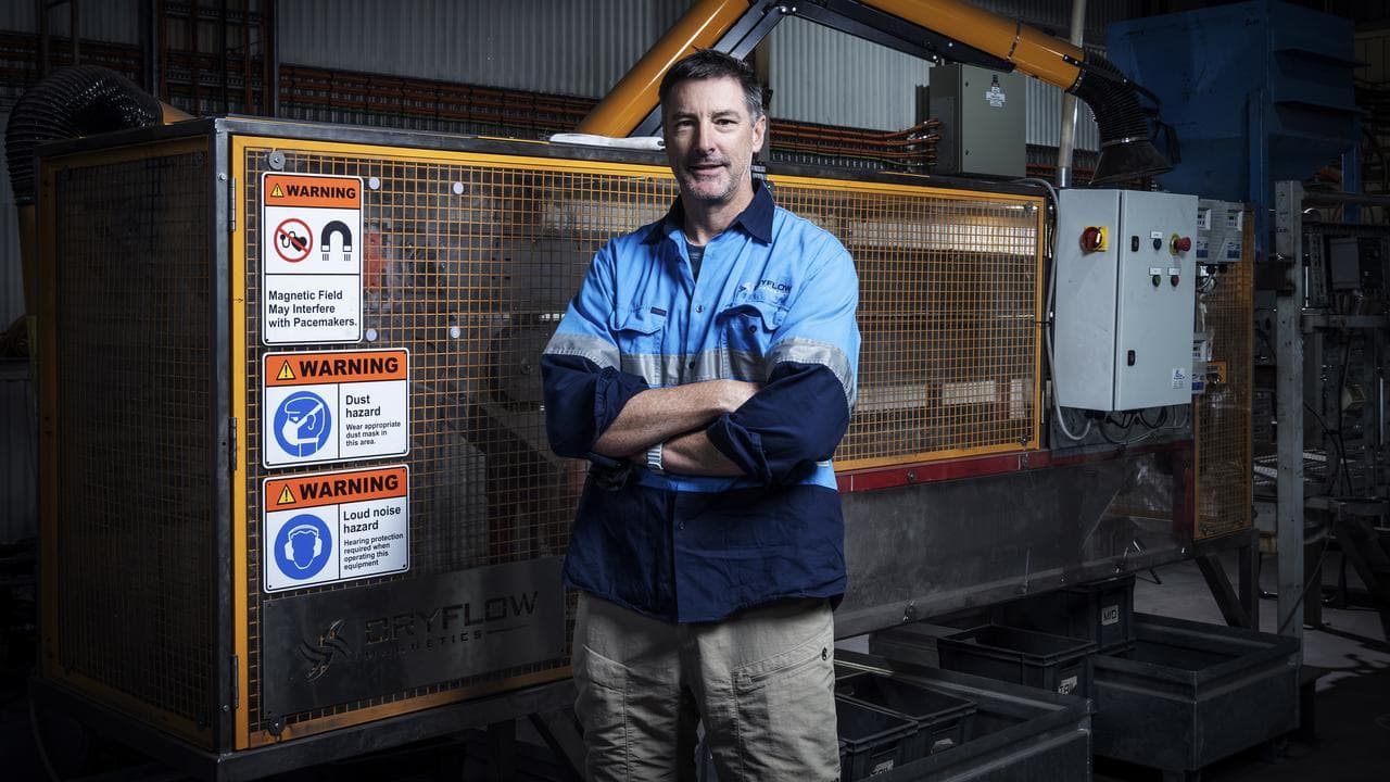 DryFlow Magnetics chief executive officer Brett Boynton