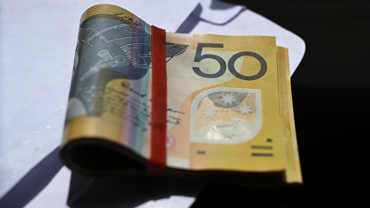 Australian fifty dollar notes (file image)