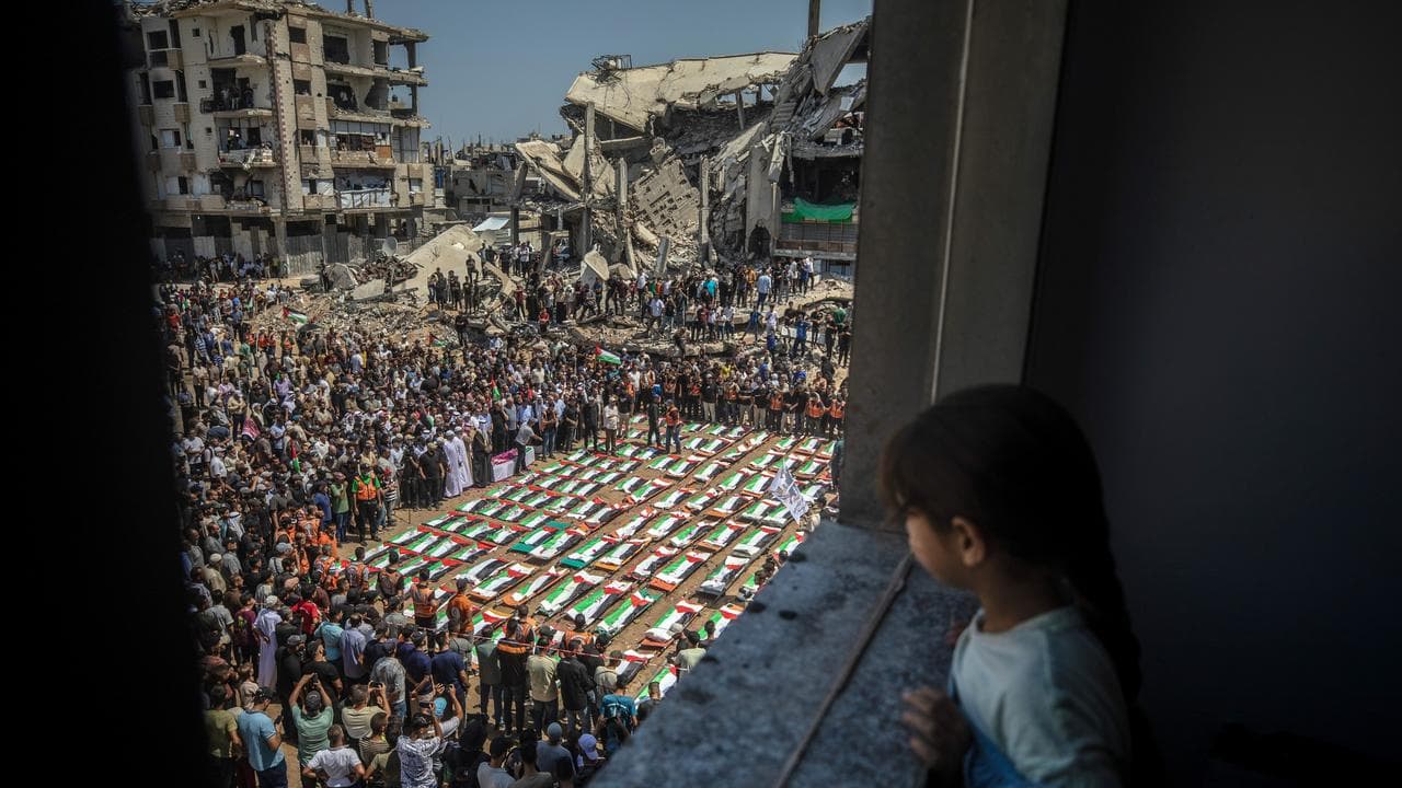 Gaza mass funeral