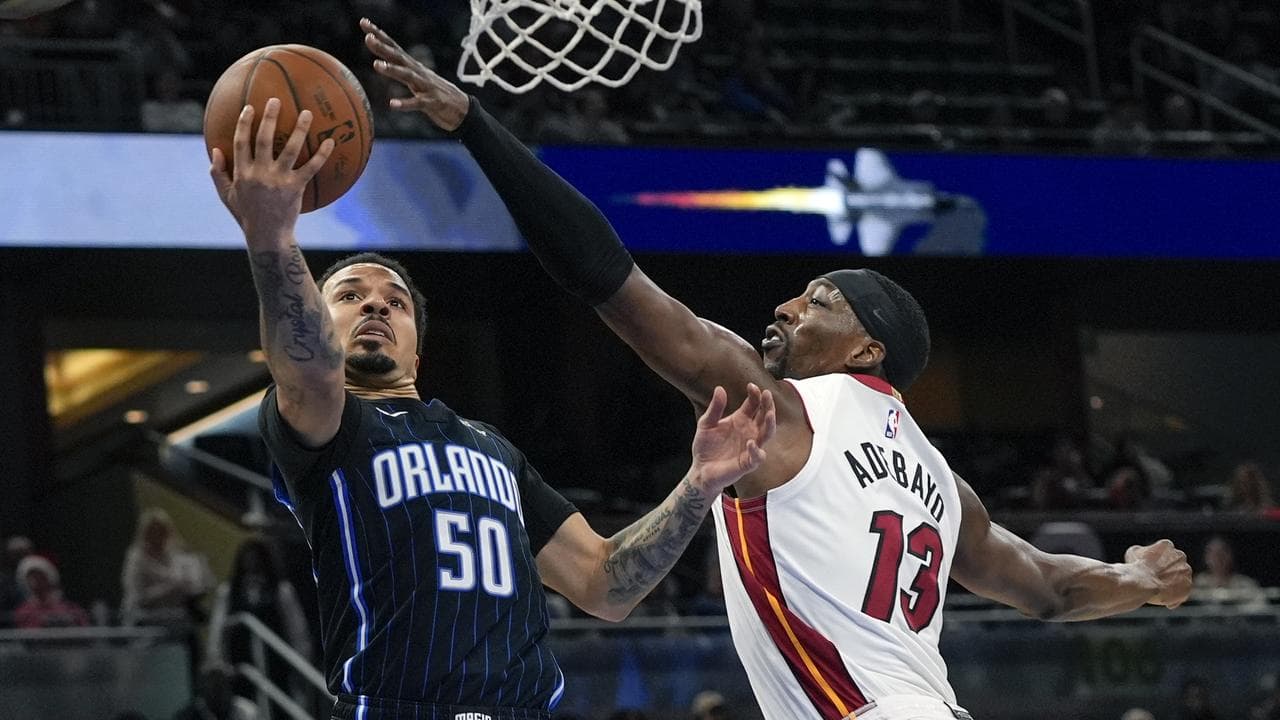 Cole Anthony and Bam Adebayo.