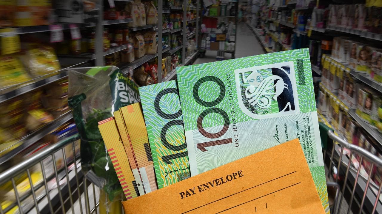 Cash in a pay packet
