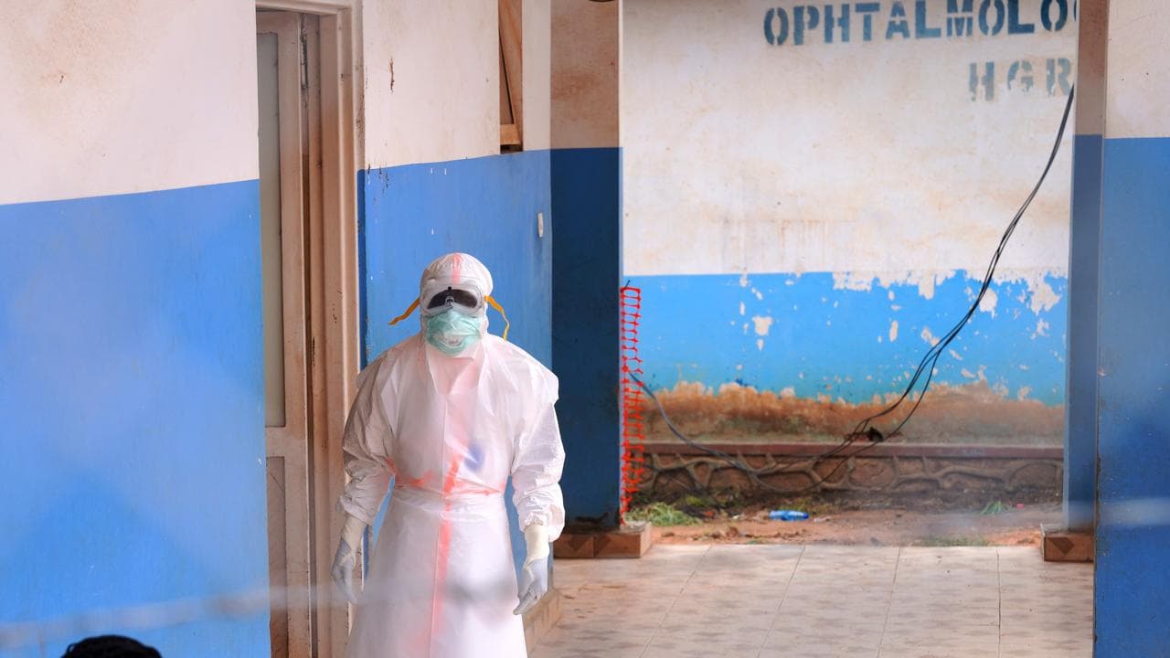A health worker in Ituri