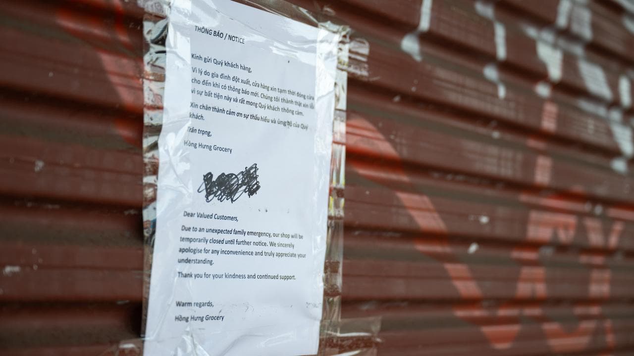 shopfront notice