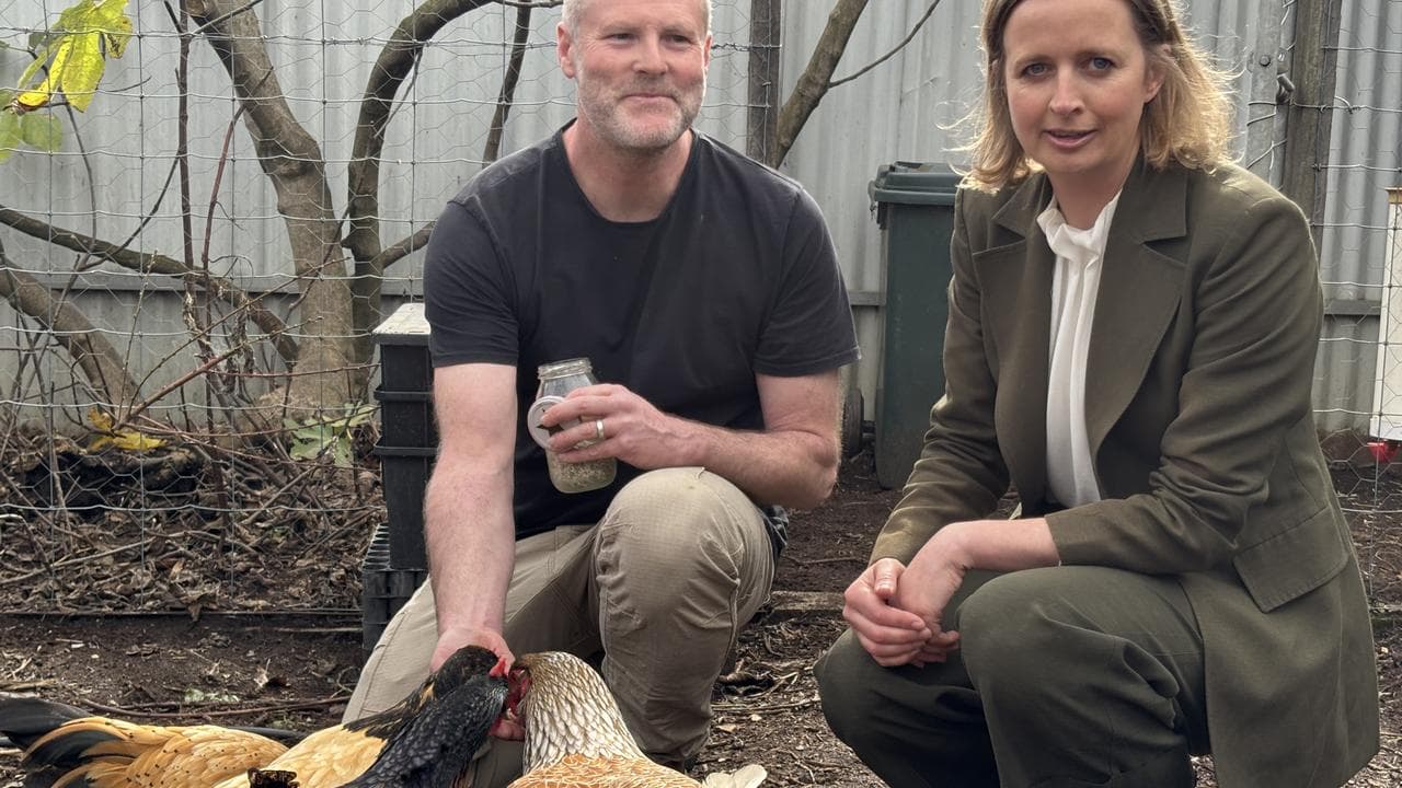 Anthony Abley and SA Environment Minister Emily Bourke