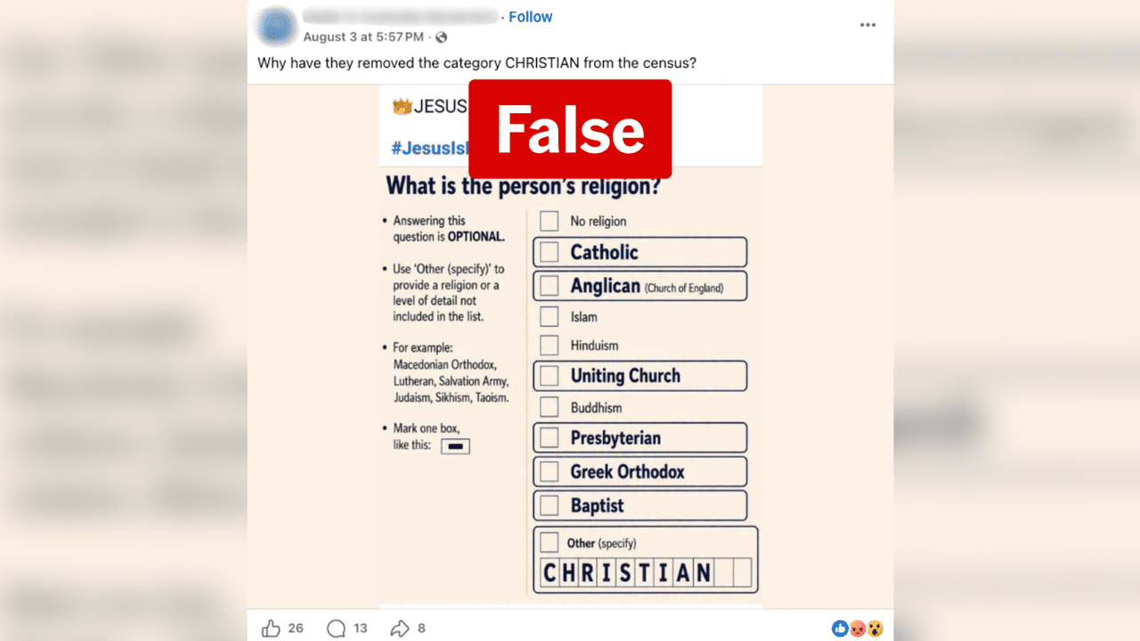 A screenshot of a Facebook post.