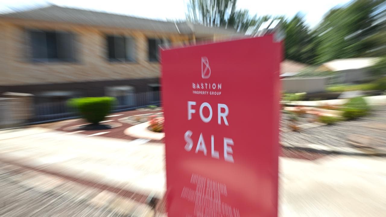 A ‘For Sale’ sign near a house (file image)