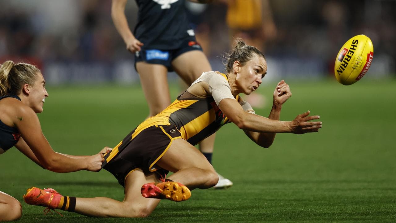 Hawthorn captain Emily Bates.