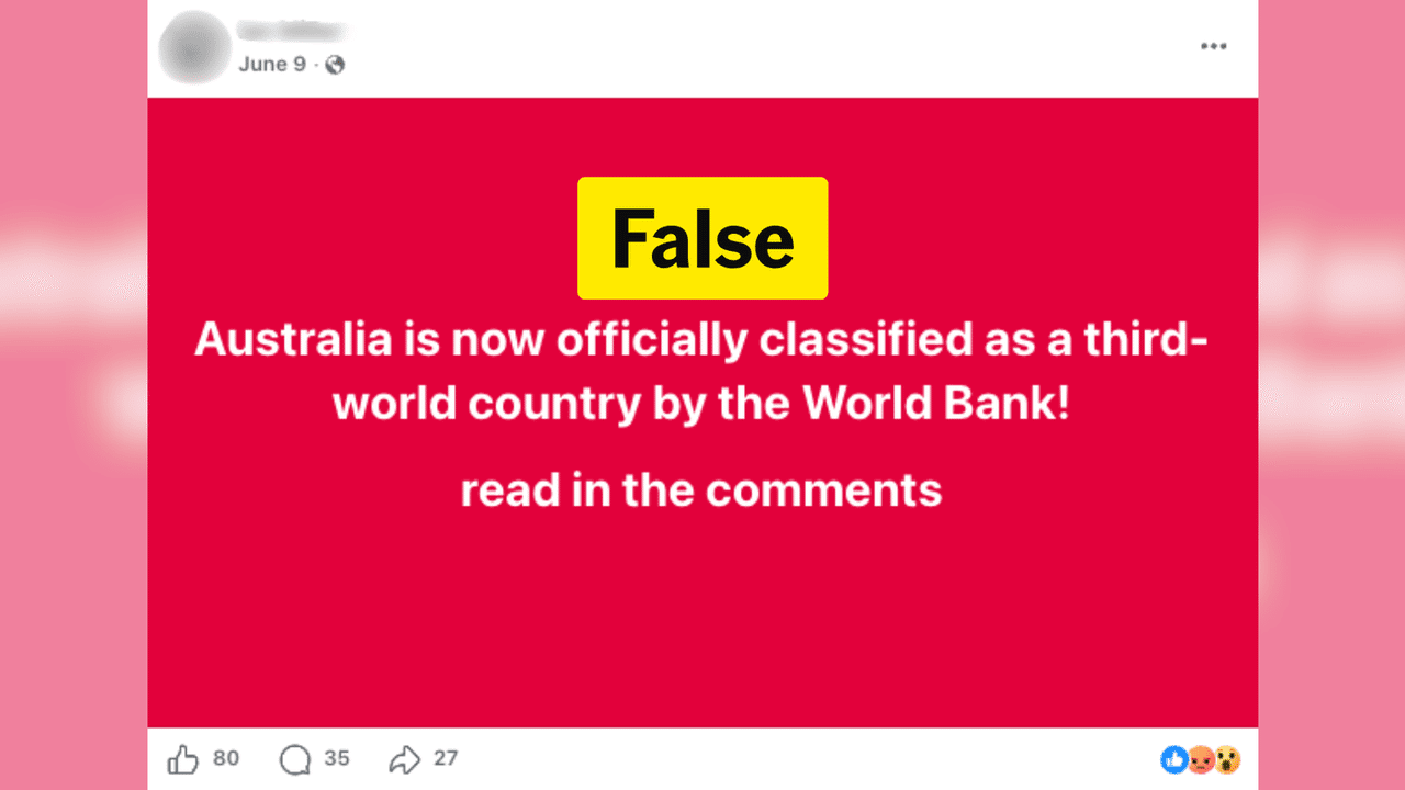A screenshot of a Facebook post.