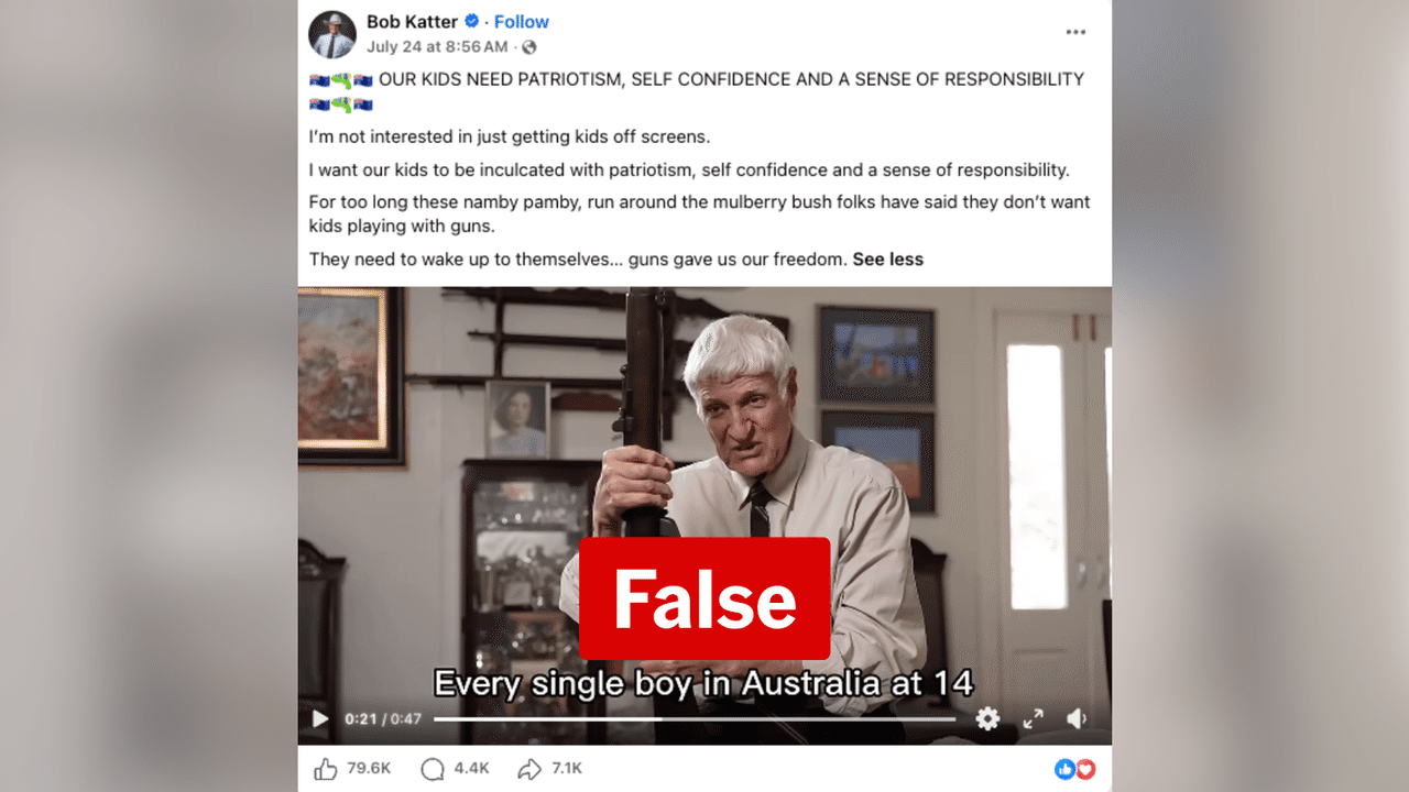 A screenshot of a Facebook post.