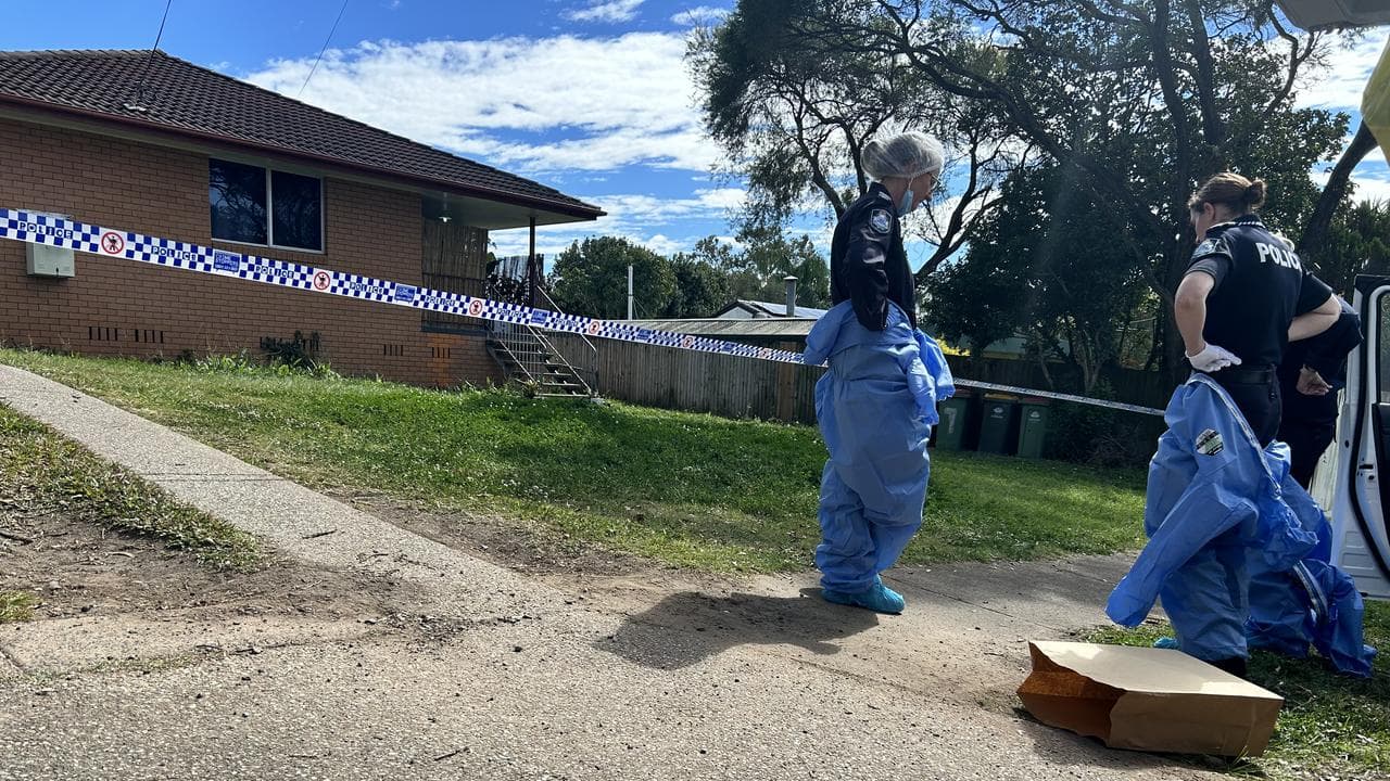 Police at the house
