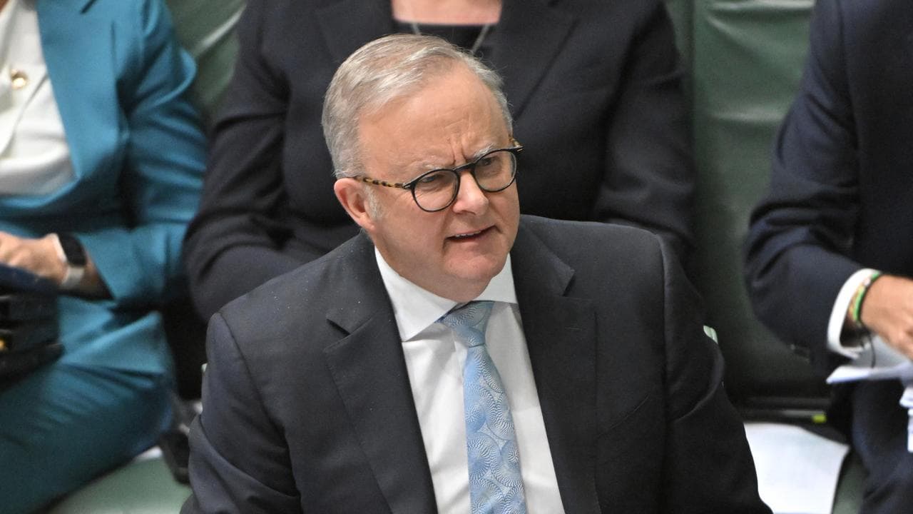 Prime Minister Anthony Albanese during Question Time