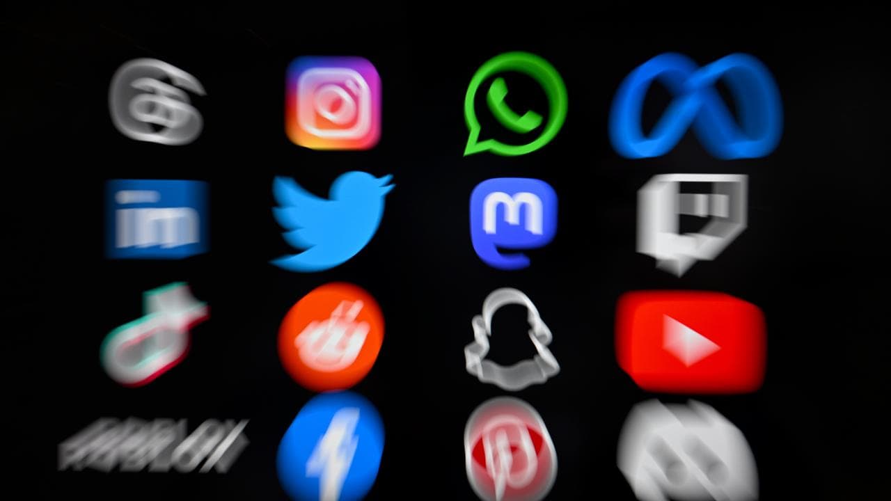 Social media company logos
