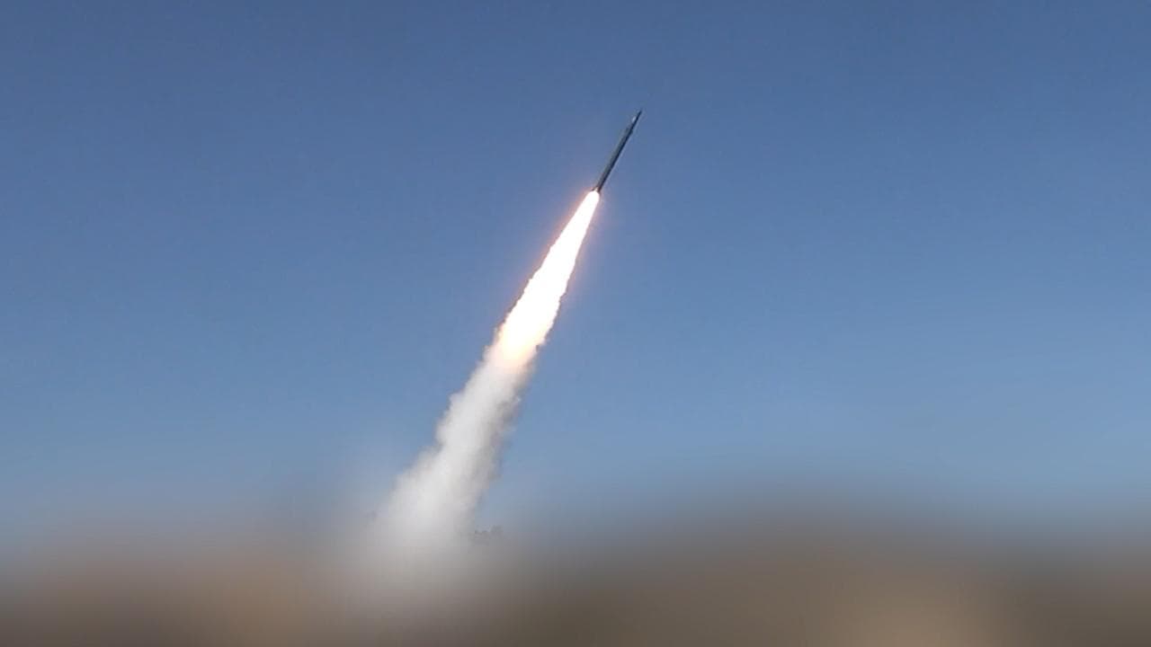 A missile launch from an undisclosed location in Yemen