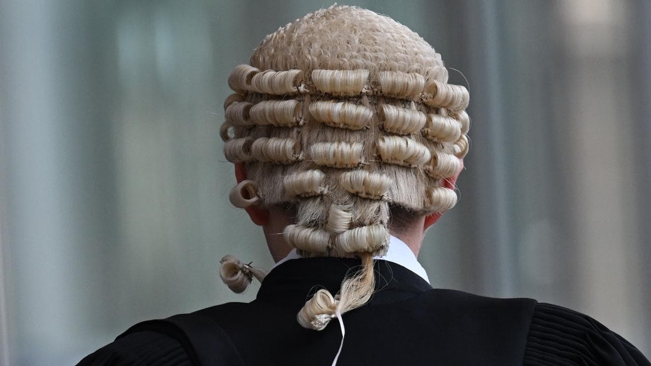 barrister stock image