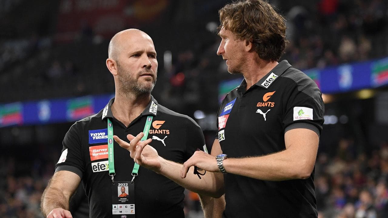 Mark McVeigh and James Hird also worked together at GWS.