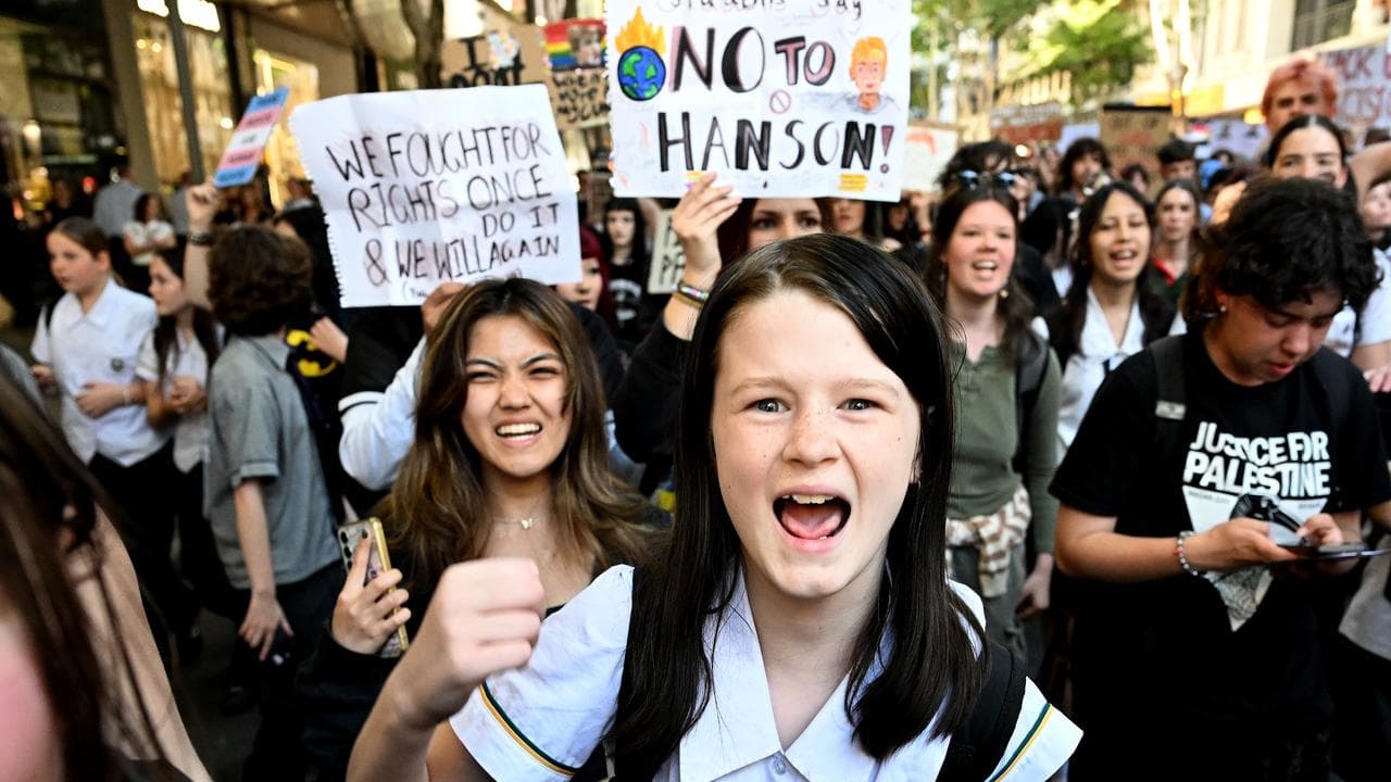 Protest at One Nation policies