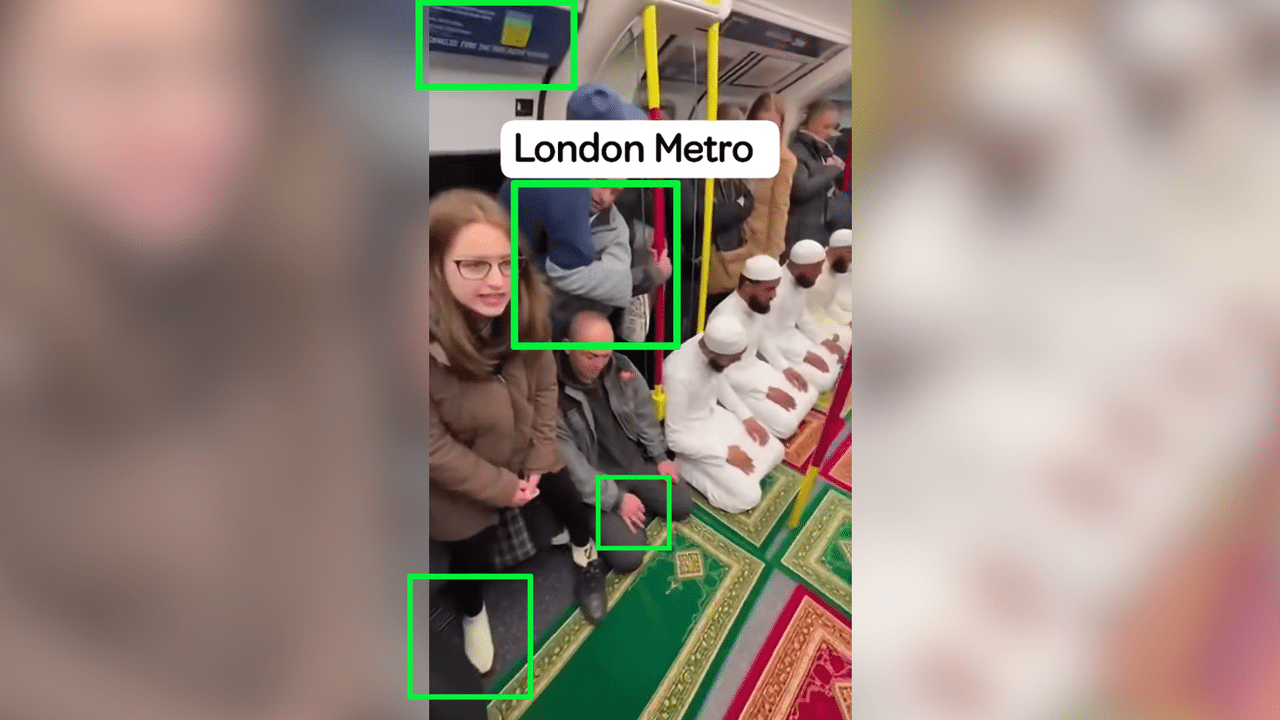 Screenshot showing some of the AI-induced errors in the video.