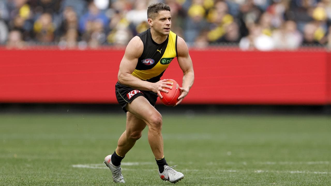 Dion Prestia picked up a team-high 27 disposals for the Tigers.