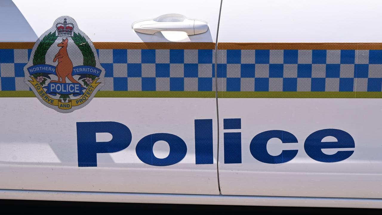 The emblem of NT Police on a vehicle (file image)