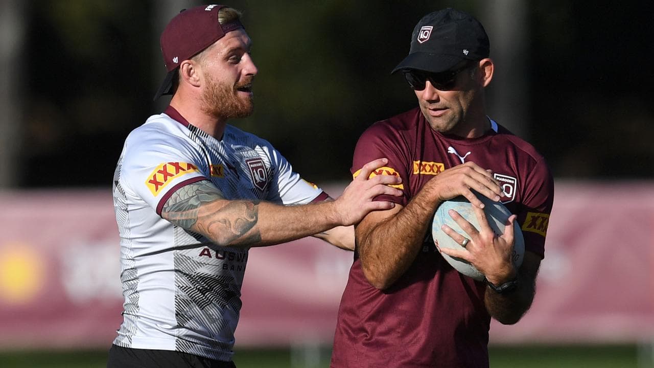 Cameron Munster has a close encounter with Cameron Smith